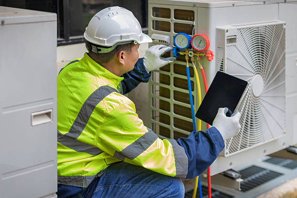 Professional Hvac Maintenance technician working in Whitesburg, GA